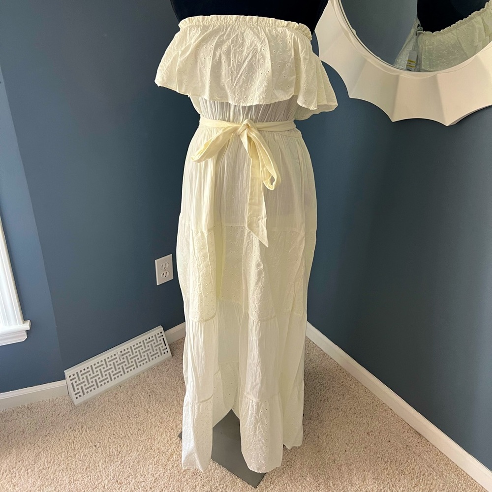 Eyelet Maxi Dress